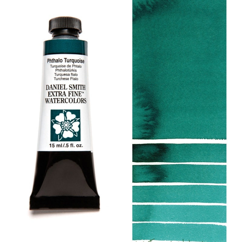 Daniel Smith, akvarel, 5 ml, 80 Phthalo Turquoise