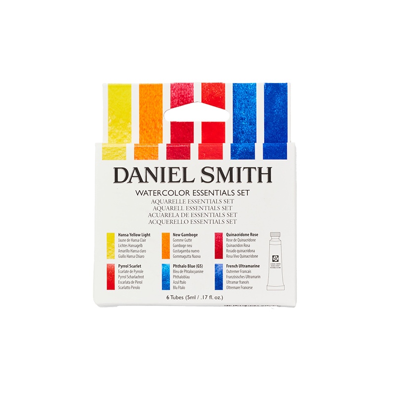 Daniel Smith, sada akvarelových barev 6 x 5 ml, ESSENTIALS