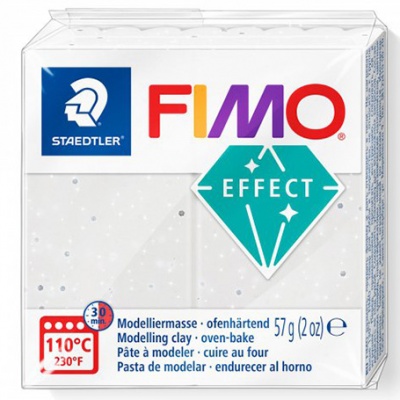 FIMO Effect Stone, 57 g, 003 bílá žula